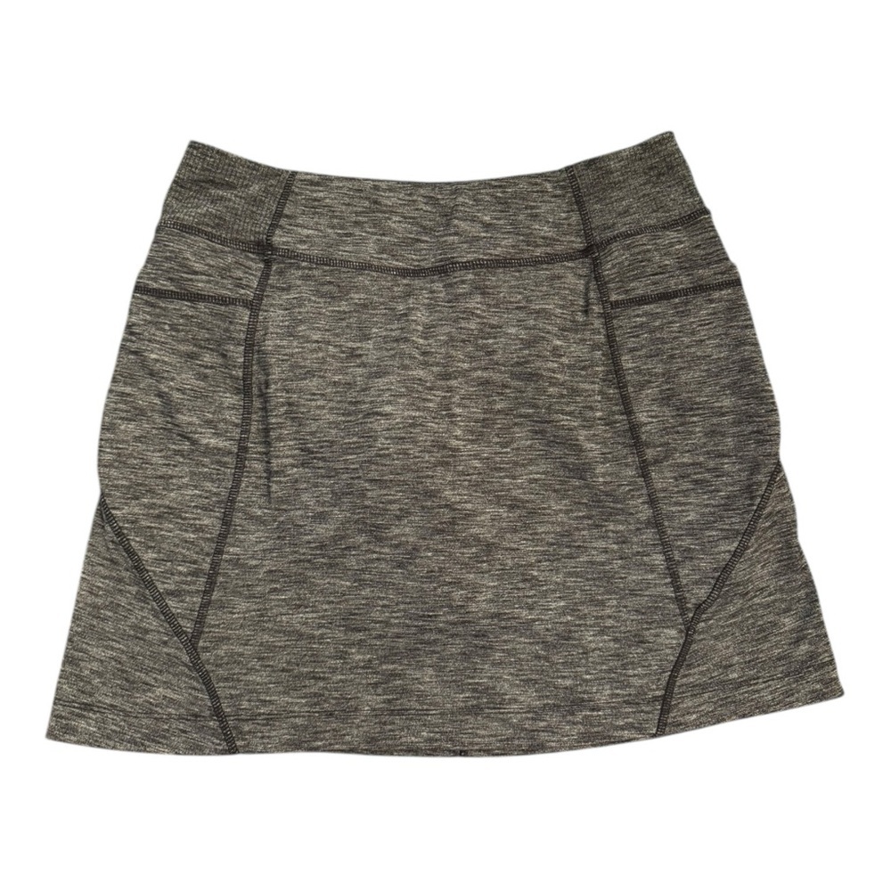 Athleta Womens Excursion Skort‎ S Heathered Gray Golf Tennis Hiking Activewear